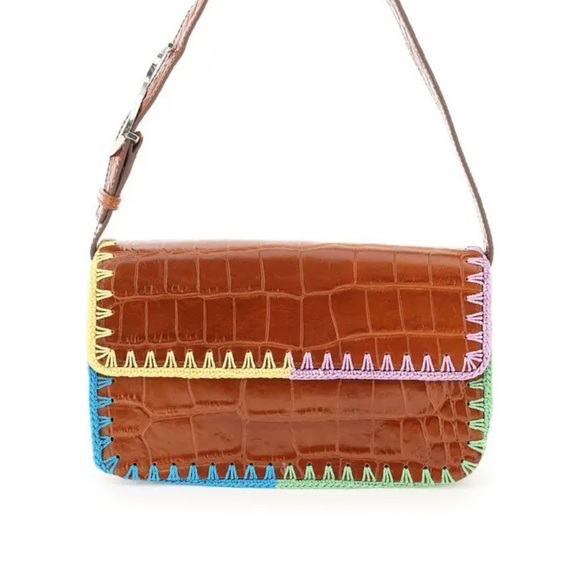 STAUD Handbags - STAUD Tommy bag with crocheted edges
